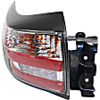 Driver Side, Inner And Outer Halogen/LED Combo Tail Light, With bulb(s), OE Replacement
