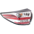Driver Side, Inner And Outer Halogen/LED Combo Tail Light, With bulb(s), OE Replacement, CAPA Certified