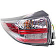 Driver Side, Inner And Outer Halogen/LED Combo Tail Light, With bulb(s), OE Replacement, CAPA Certified