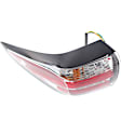 Driver Side, Inner And Outer Halogen/LED Combo Tail Light, With bulb(s), OE Replacement, CAPA Certified