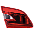 Driver and Passenger Side, Inner Tail Lights, with Bulb, Halogen, Mounts On Trunk Lid, CAPA Certified