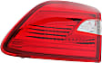 Driver and Passenger Side, Inner Tail Lights, without Bulb, Halogen, Mounts on Trunk Lid, CAPA Certified