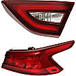 Driver and Passenger Side, Inner and Outer Tail Lights, with Bulbs, Halogen