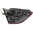 Driver and Passenger Side, Inner and Outer Tail Lights, with Bulbs, Halogen