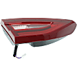 Driver Side, Inner And Outer Halogen Tail Light, With bulb(s), OE Replacement