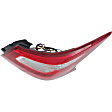 Passenger Side, Inner and Outer Halogen Tail Light, With bulb(s), OE Replacement