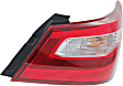 Driver and Passenger Side, Outer Halogen Tail Light, With bulb(s), OE Replacement