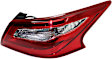 Driver and Passenger Side, Outer Halogen Tail Light, With bulb(s), OE Replacement, CAPA Certified