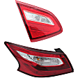 Driver Side, Inner And Outer Halogen Tail Light, With bulb(s), OE Replacement