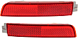 Rear, Driver and Passenger Side Bumper Reflector