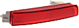 Rear, Driver and Passenger Side Bumper Reflector