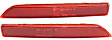 Rear, Driver and Passenger Side Bumper Reflector