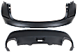 Rear, Upper and Lower Upper - Primed, Lower - Textured Bumper Cover CAPA Certified