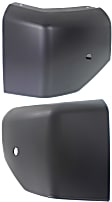 Rear, Driver and Passenger Side Bumper End, Primed Plastic