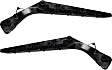 Rear, Driver and Passenger Side Bumper Brackets