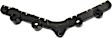 Rear, Driver and Passenger Side Bumper Brackets, Coupe