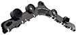 Rear, Driver and Passenger Side Bumper Brackets, Coupe