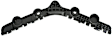 Rear, Driver and Passenger Side Bumper Brackets, Coupe
