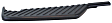Center, Driver and Passenger Side Bumper Step Pad, Textured Black