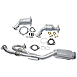 2003-2007 Nissan Murano - Front and Rear Catalytic Converters, Federal EPA Standard, 46-State Legal (Cannot ship to CA, CO, NY or ME)
