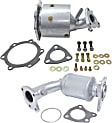 Firewall Side and Radiator Side Catalytic Converters, Federal EPA Standard, 46-State Legal (Cannot ship to CA, CO, NY or ME)