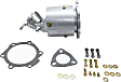 Firewall Side and Radiator Side Catalytic Converters, Federal EPA Standard, 46-State Legal (Cannot ship to CA, CO, NY or ME)