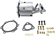 Firewall Side and Radiator Side Catalytic Converters, Federal EPA Standard, 46-State Legal (Cannot ship to CA, CO, NY or ME)