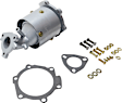 Firewall Side and Radiator Side Catalytic Converters, Federal EPA Standard, 46-State Legal (Cannot ship to CA, CO, NY or ME)