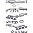 Front and Rear, Driver and Passenger Side Catalytic Converters, Federal EPA Standard, 46-State Legal (Cannot ship to CA, CO, NY or ME), 5.6L Engine
