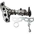 2008 Nissan Altima - Front and Rear Catalytic Converter, 2.5L 4Cyl, Federal EPA Standard, 46-State Legal (Cannot ship to CA, CO, NY or ME), Undercar, Direct Replacement Series