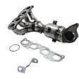2008 Nissan Altima - Front and Rear Catalytic Converter, 2.5L 4Cyl, Federal EPA Standard, 46-State Legal (Cannot ship to CA, CO, NY or ME), Undercar, Direct Replacement Series