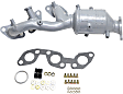 2002-2004 Nissan Frontier - Driver and Passenger Side Catalytic Converter, Federal EPA Standard, 46-State Legal (Cannot ship to CA, CO, NY or ME), Direct Replacement Series