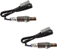 Before Catalytic Converter, Driver and Passenger Side Oxygen Sensors, Set of 2, 4-Wire, Air/Fuel Sensor