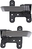 2010 Nissan Armada - Front or Rear, Driver and Passenger Side Gray Interior Door Handle, Without Door Lock Hole