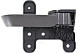 2010 Nissan Armada - Front or Rear, Driver and Passenger Side Gray Interior Door Handle, Without Door Lock Hole
