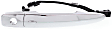 2013 Nissan Sentra - Front, Driver and Passenger Side Chrome Exterior Door Handle, Driver Side - With Key Hole; Passenger Side - Without Key Hole, For Models with Smart Entry System and RFID (Radio-Frequency Identification) Sensor