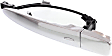 2013 Nissan Sentra - Front, Driver and Passenger Side Chrome Exterior Door Handle, Driver Side - With Key Hole; Passenger Side - Without Key Hole, For Models with Smart Entry System and RFID (Radio-Frequency Identification) Sensor