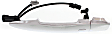 2013 Nissan Sentra - Front, Driver and Passenger Side Chrome Exterior Door Handle, Driver Side - With Key Hole; Passenger Side - Without Key Hole, For Models with Smart Entry System and RFID (Radio-Frequency Identification) Sensor