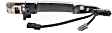 2013 Nissan Sentra - Front, Driver and Passenger Side Chrome Exterior Door Handle, Driver Side - With Key Hole; Passenger Side - Without Key Hole, For Models with Smart Entry System and RFID (Radio-Frequency Identification) Sensor