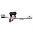Rear, Driver and Passenger Side Power Window Regulator, With Motor