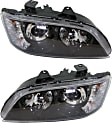 Driver and Passenger Side Halogen Headlight, With bulb(s), OE Replacement