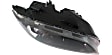 Driver and Passenger Side Halogen Headlight, With bulb(s), OE Replacement