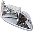 Driver and Passenger Side Halogen Headlight, With bulb(s), OE Replacement
