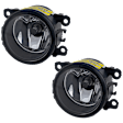 Front, Driver and Passenger Side Halogen Fog Light, With bulb(s), CAPA Certified