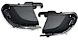 2018 Porsche Cayenne - Front, Driver and Passenger Side Fog Light Cover, For Models Without Park Assist System, Textured Black