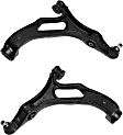Front, Driver and Passenger Side, Lower Control Arms, With Ball Joints
