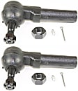 Front, Driver and Passenger Side, Outer Tie Rod Ends