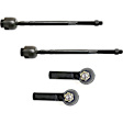 Front, Driver and Passenger Side, Inner and Outer Tie Rod Ends