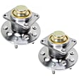 Rear, Driver and Passenger Side Wheel Hub, 5 Lugs, With Bearing