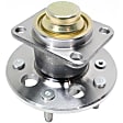 Rear, Driver and Passenger Side Wheel Hub, 5 Lugs, With Bearing